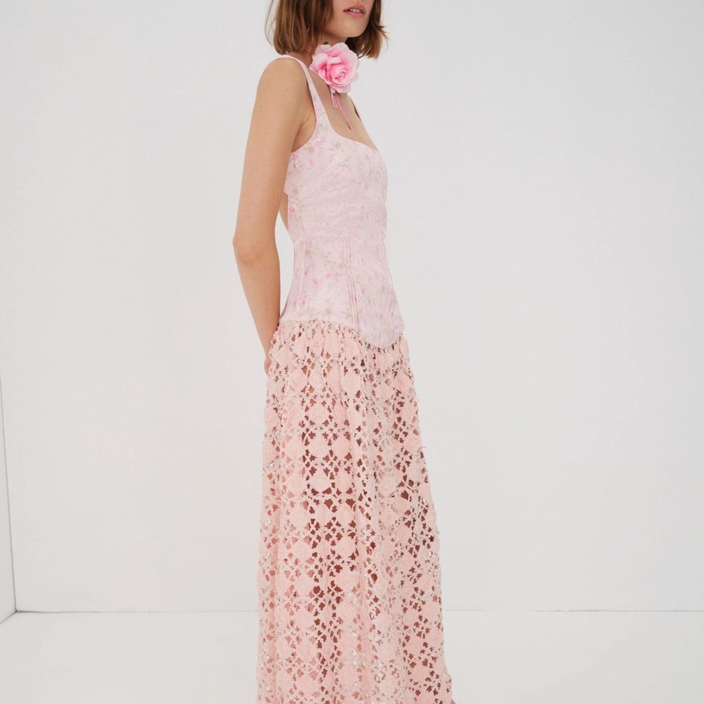 NWT For Love & Lemons Silvia Maxi Dress